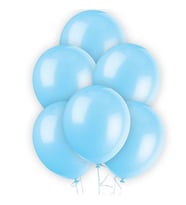 Sürpriz Uçan Balon 25 Adet (Mavi)