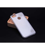 Huawei P9 Lite Mini Kılıf Simli Parlak Shining Kapak (Gümüş)