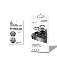 iPhone 16 CL-12 Premium Safir Parmak İzi Bırakmayan Anti-Reflective Kamera Lens Koruyucu (Gümüş)