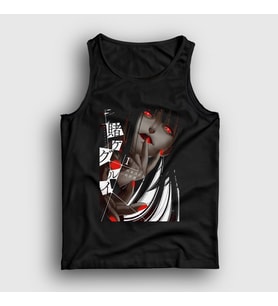 Presmono Unisex Beyaz Yumeko Anime kakegurui Atlet 240092tt (Siyah)