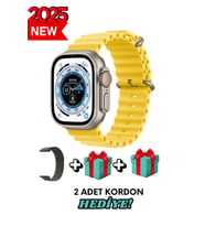 Akıllı Saat Watch ULTRA2 49MM Kordon Hediyeli - Son Versiyon (Sarı)