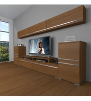 Decoraktiv Ekoflex 9 Mdf Tv Ünitesi Tv Sehpası (Ceviz)