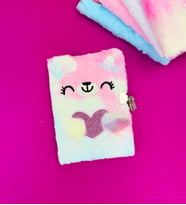 Sevimli Hayvanlar Peluş Defter - Ayı (Pembe)