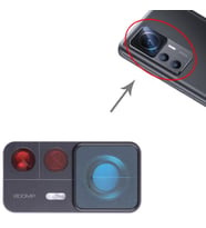 Xiaomi 12T Pro Uyumlu Kamera Lensi Cam Full 22081212UG, 22081212G (Siyah)