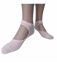 2 li paket Üstü Açık Kaydırmaz Taban Silikonlu Kısa Yoga Ve Pilates Çorabı (Pembe)