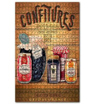Cakapuzzle Reçel Çeşitleri Afişi Görseli Puzzle Yapboz MDF (Ahşap) (255 Parça)