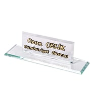 ZARİF ŞIK OFİS DEKORU MASA İSİMLİK (Altın)