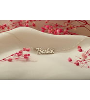 Kişiye Özel 925 Ayar Gümüş Barbie Kolye (Gümüş)