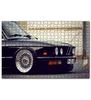 Cakapuzzle BMW E 28 Siyah Sağ Ön Detay  Puzzle Yapboz MDF (Ahşap) (255 Parça)