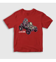 Presmono Unisex Çocuk Beyaz Geep Gorillaz T-Shirt 402553tt (Kırmızı)