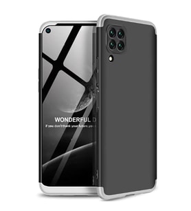 Huawei P40 Lite Kılıf Zore Ays Full Koruma Kılıf (Gri)