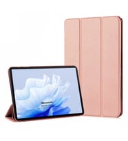 Microsonic Huawei MatePad Air Kılıf Slim Translucent Back Smart Cover Siyah (Altın)