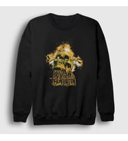 Presmono Unisex Bordo Skull Bring Me The Horizon Sweatshirt 21178tt (Siyah)