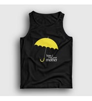 Presmono Unisex Beyaz Umbrella How I Met Your Mother Atlet 195963tt (Siyah)