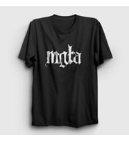 Presmono Unisex Beyaz Logo Mgla T-Shirt 165078tt (Siyah)