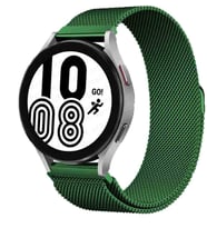 Samsung Galaxy Watch 42mm Active 2 40mm 44mm Kordon Milano Loop Kordon (Koyu Yeşil)