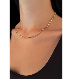 14 Ayar Altın Gurmet Zincir 3.65 mm (Rose)
