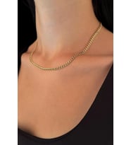 14 Ayar Altın Gurmet Zincir 3.65 mm (Rose)