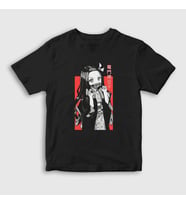 Presmono Unisex Çocuk Beyaz Nezuko Kamado V3 Anime Demon Slayer Kimetsu No Yaiba T-Shirt 308298tt (Siyah)