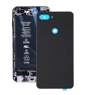Xiaomi Mi 8 Lite Uyumlu Arka Kapak Pil Batarya Kapağı M1808D2TG (Siyah)