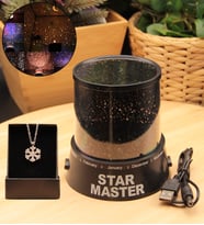 Star Master Gökyüzü Gece Lambasi Kolye HEDİYELİ! (Model 2)