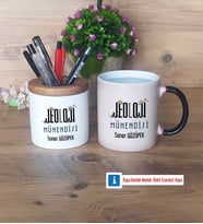 Jeoloji Mühendisi Kalemlik, Kupa Bardak T Kişiye Özel Hediye (Model 3)