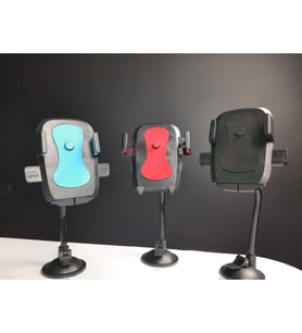 Vakumlu Yapişkanli Uzayip Kisalan Araç Oto Telefon Tutucu Tutacaği (Kırmızı)
