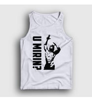 Presmono Unisex Sarı U Mirin Gym Fitness Zyzz Atlet 327592tt (Beyaz)