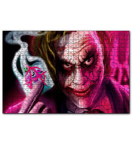 Cakapuzzle Anarşist Kartı İle Joker Görseli  Puzzle Yapboz MDF (Ahşap) (255 Parça)