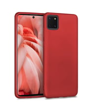Microsonic Matte Silicone Samsung Galaxy A81 (Note 10 Lite) Kılıf (Kırmızı)