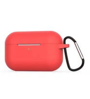 Apple Airpods Pro Uyumlu Kılıf Soft Mat Airbag Silikon (Kırmızı)