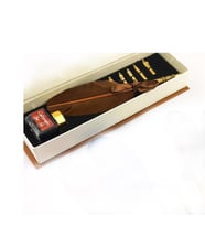 Orijinal Steel Pen Kuş Tüyü Divit Kalemi Seti (Kahverengi)