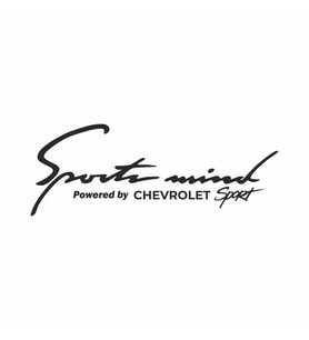 Sports Mind CHEVROLET Sports Sticker siyah 21x10 CM (Siyah-Siyah)
