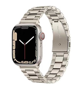 Apple Watch 38mm KRD-04 Metal Kordon (Bej)
