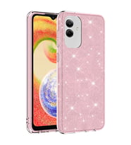 Galaxy A04 Kılıf Zore Shining Simli Silikon Kılıf (Pembe)