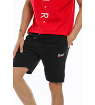Süperlife Erkek Regular Fit Nakışlı Brooklyn Şort SPR21Y57 (Siyah)