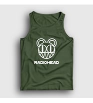 Presmono Unisex Sarı Bear Logo Radiohead Atlet 103673tt (Haki)