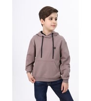 Toontoy Erkek Çocuk Baskılı Sweatshirt (Acı Kahve)