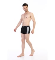 Çift Kaplan Premium Serisi Erkek Vücudu Saran Pamuklu Biyeli Elastanlı Biyeli Boxer