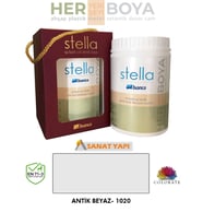 Bianca Stella Su Bazlı Saf Akrilik Boya 1lt (Antik Beyaz)