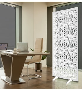 Liar Ahşap Seperatör (Paravan) - KSP90 - (85 x 210 cm) - (18 mm) - (Beyaz) (Beyaz)