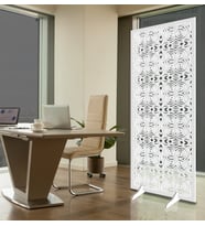 Liar Ahşap Seperatör (Paravan) - KSP90 - (85 x 210 cm) - (18 mm) - (Beyaz) (Beyaz)