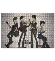 Cakapuzzle The Beatles Karikatürize Çizim  Puzzle Yapboz MDF (Ahşap) (1000 Parça)