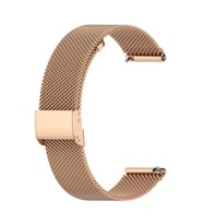 22MM Gear S3 Watch 4 -GT2 GT2E 46MM Kayış Kordon Milano Metal Klasik Kopça (Rose)