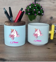 Unicorn Hediye Sepeti Kupa Bardak T Kulplu, Kalemlik Hediyeleri Kız Çocuğuna Arkadaşa Sevgiliye Doğum Günü Hediyesi (Model 5)