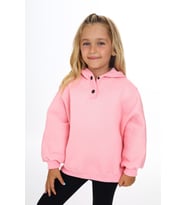 Toontoy Kız Çocuk Nakışlı Sweatshirt (Pembe)