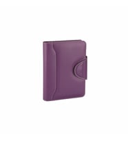 Organizer Ajanda Kılıflı A5 Tarihsiz Çizgili 160 Yaprak 14x20 Defterli Geniş Dilli Rainbow Vegan 17x22 cm (Lila)