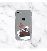 Iphone 7/8 Tasarım Kılıfları (103 Tasarım) (Kırmızı-Beyaz)
