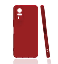 Kvy Vivo Y51 Biye Silikon Kılıf (Kırmızı)