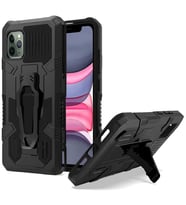 Apple Iphone 11 Pro Zırh Tank Kılıf Yüksek Koruma (Siyah)